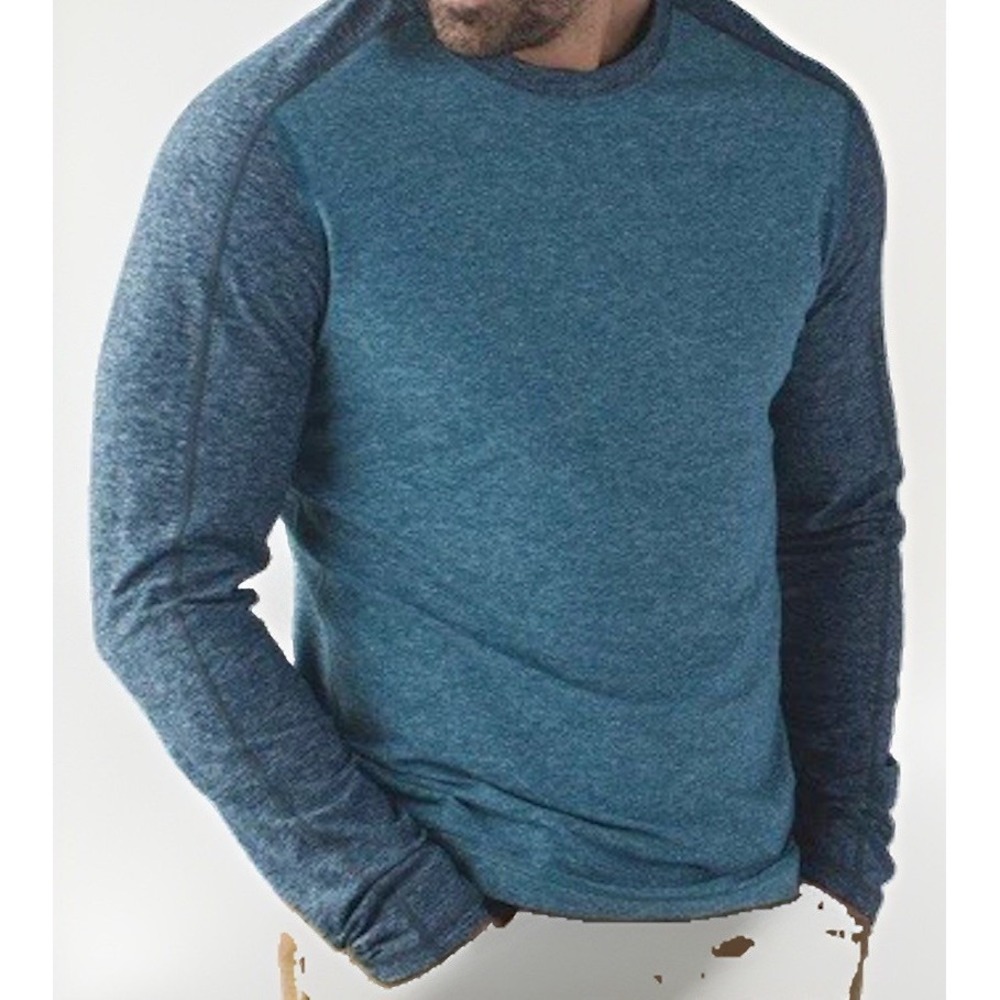 Lululemon Men's Surge Warm Crew Long Sleeve Shirt Sz Large Pullover